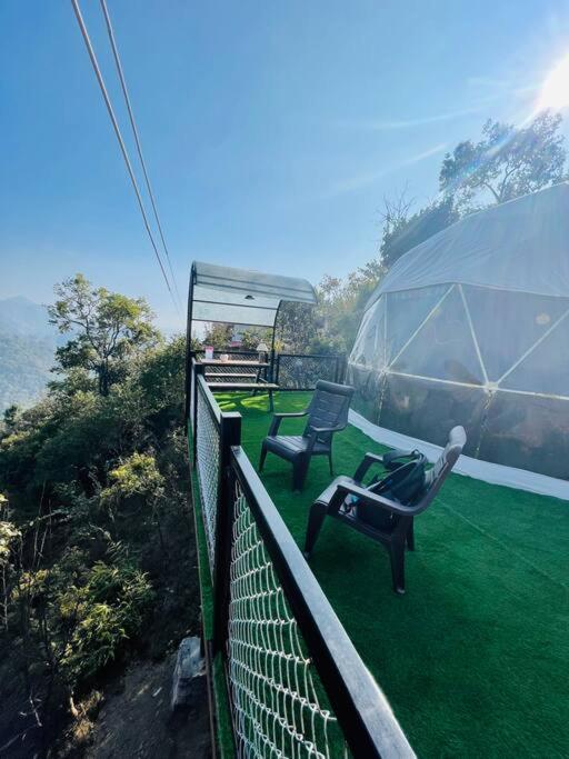 Bhīm Tāl Gadeni Stays - Glamping Dome At Nainital المظهر الخارجي الصورة