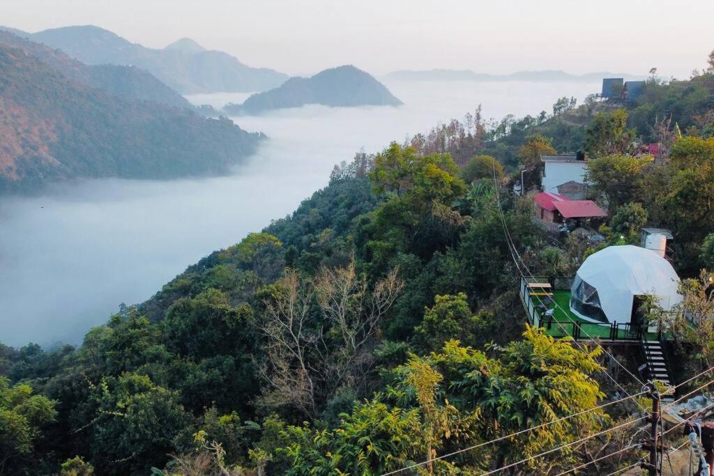 Bhīm Tāl Gadeni Stays - Glamping Dome At Nainital المظهر الخارجي الصورة