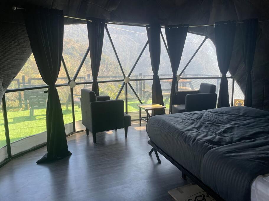 Bhīm Tāl Gadeni Stays - Glamping Dome At Nainital المظهر الخارجي الصورة