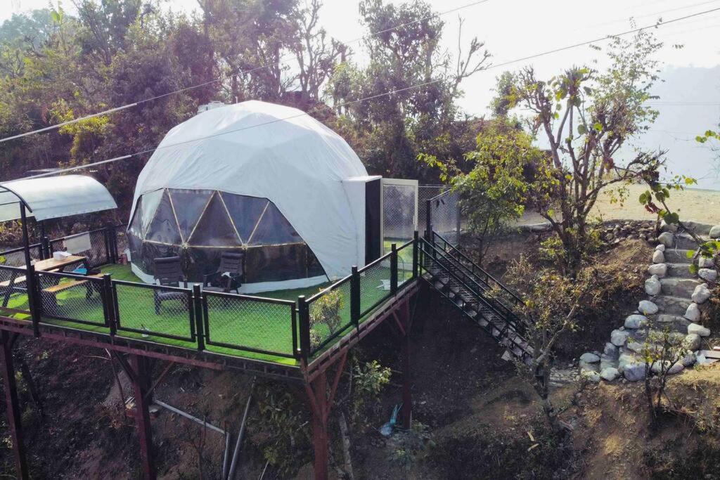 Bhīm Tāl Gadeni Stays - Glamping Dome At Nainital المظهر الخارجي الصورة