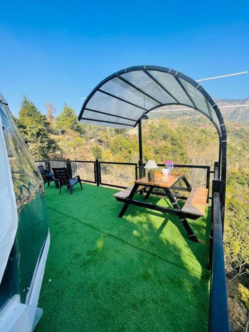 Bhīm Tāl Gadeni Stays - Glamping Dome At Nainital المظهر الخارجي الصورة